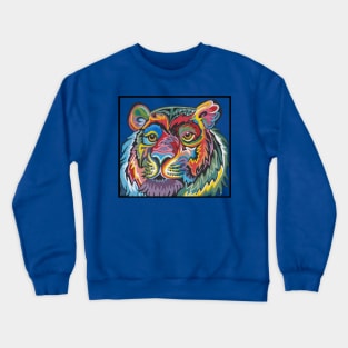 Rainbow Tiger Crewneck Sweatshirt